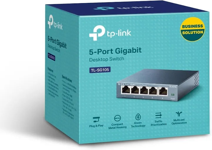 TP-LINK TL-SG105 -5-porttinen kytkin