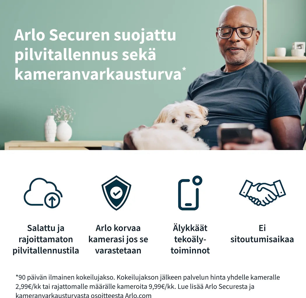 Arlo Go 2 LTE - valvontakamera ulkokäyttöön