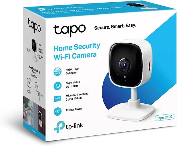 TP-LINK Tapo C100 -valvontakamera sisäkäyttöön