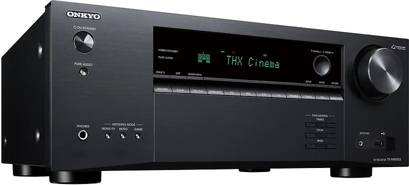 Onkyo TX-NR6100 7.2 AV-viritinvahvistin, musta