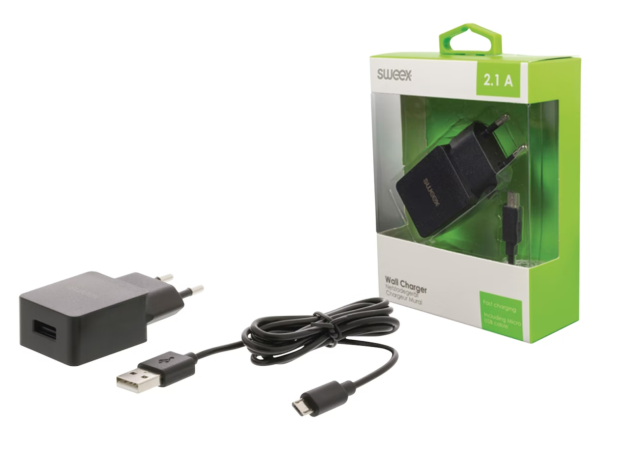 Nedis Micro-USB 11 W - virtalähde