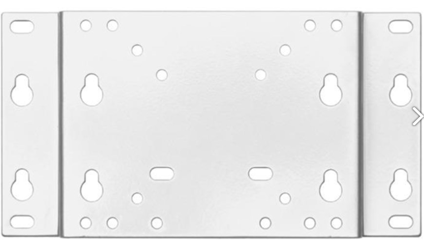 Seinäteline VESA 50 x 50, 75 x 75,100 x 100 ja 200 x 100, hopea