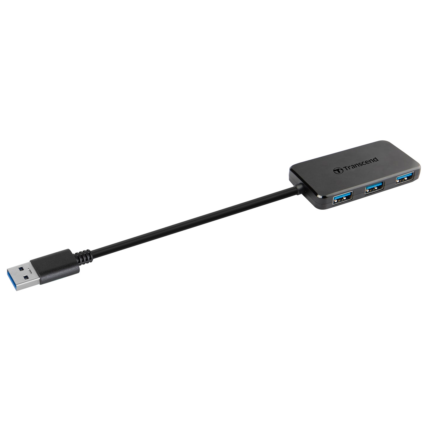 Transcend 4-porttinen HUB, USB 3.1 GEN 1, Usb-A, musta