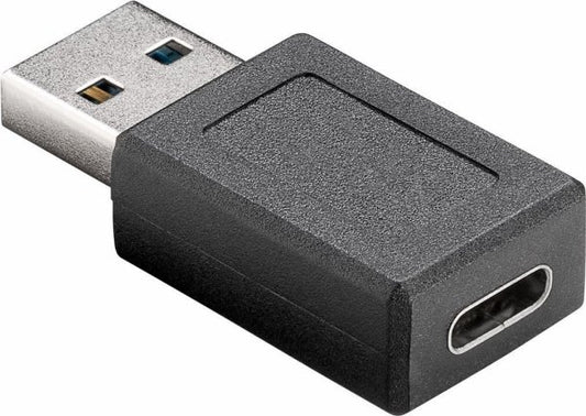 Goobay USB-C-USB-A adapteri, musta
