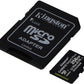 Kingston 256 Gt microSD Canvas Select Plus UHS-I Speed Class 1 (U3) -muistikortti