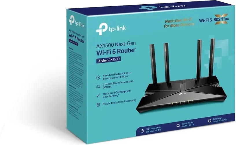 TP-LINK Archer AX1500 Dual-band - WiFi-reititin