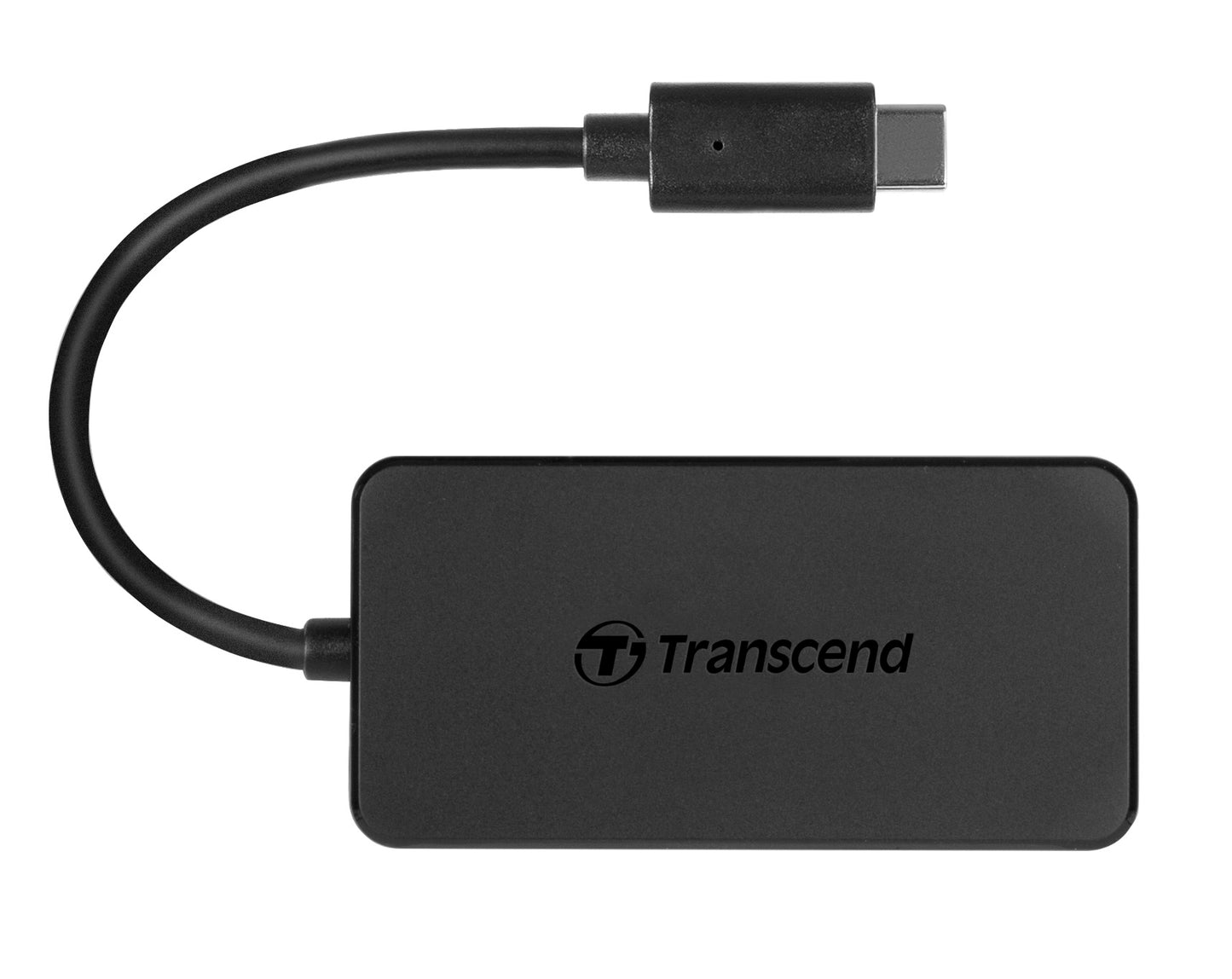 Transcend 4-porttinen HUB, USB 3.1 GEN 1, Usb-C, musta